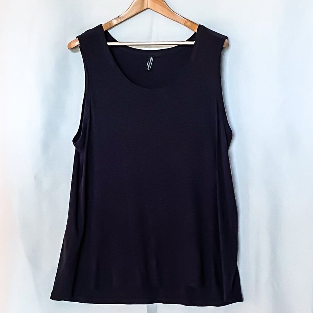CYNTHIA ROWLEY SLEEVELESS TEE 3X